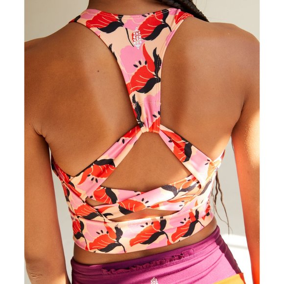 NWT FP Movement Ashford Printed Synergy Crop / Clementine Combo - Picture 4 of 4